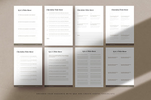 CANVA Workbook Templates