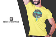 Male t-shirt Mockup-V-2-003, a Shirt Mockup by designvillage (Thumbnail 6 of 7)