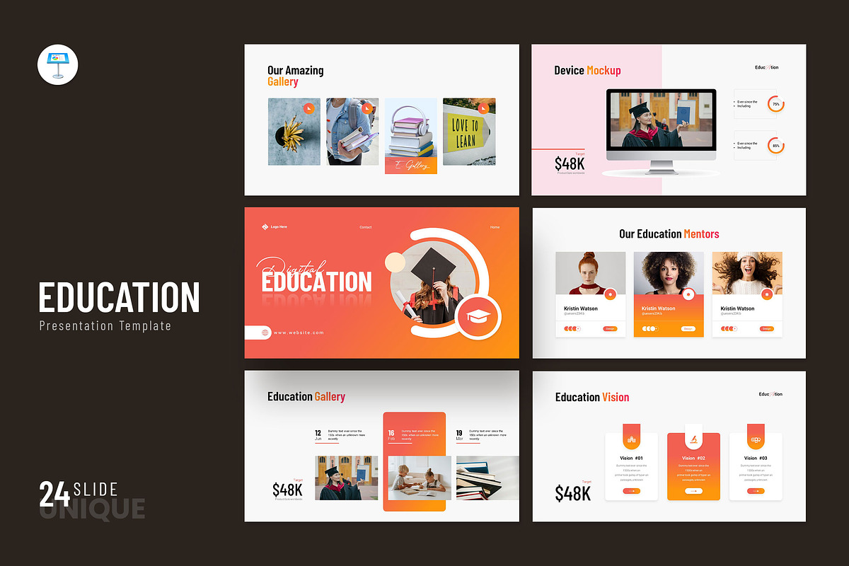 Digital Education Presentation, a Presentation Template by KreateTribe (Photo 2 of 6)