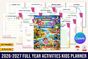 26–27 Full Year Activities Kids Plan, a Stationery Template by Designmela01 (Thumbnail 1 of 10)