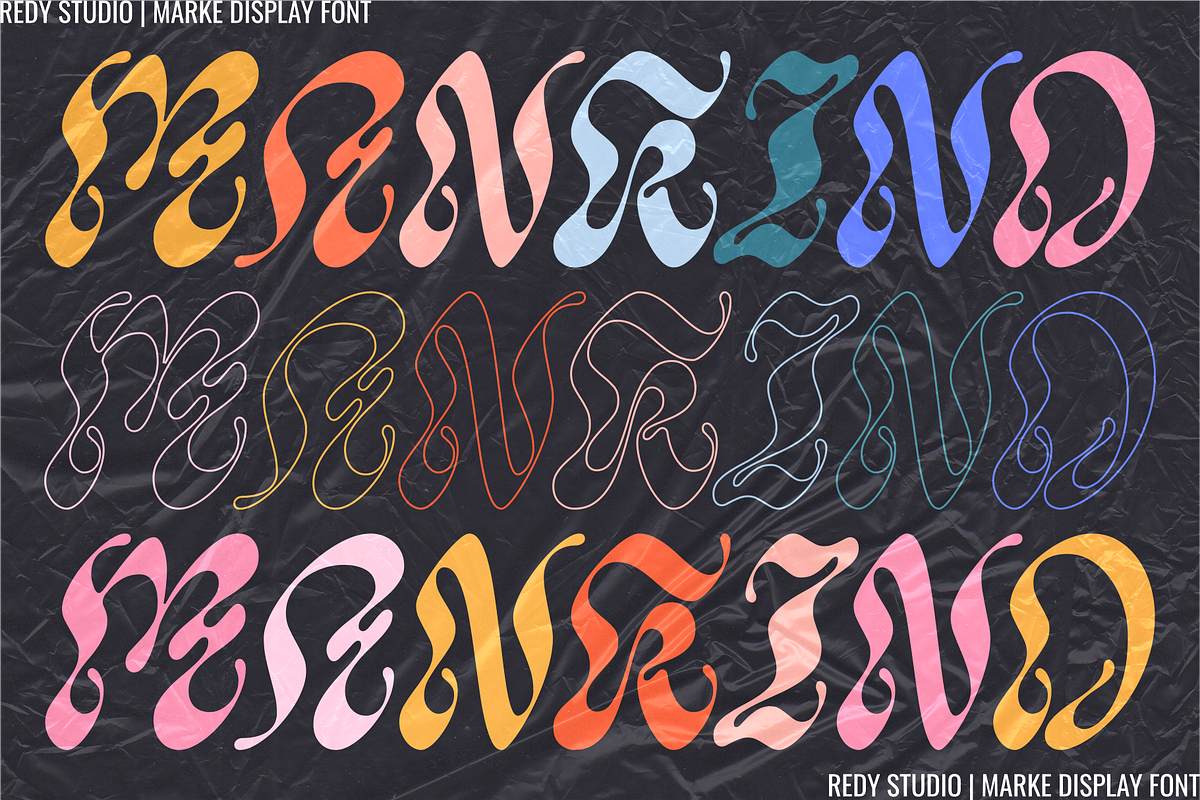 MARKE - DISPLAY FONT, a Symbol Font by RedyStudio (Photo 4 of 8)