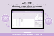 Wedding Planner Google Sheets, a Templates & Theme by SunshineStudioBoutique (Thumbnail 6 of 10)
