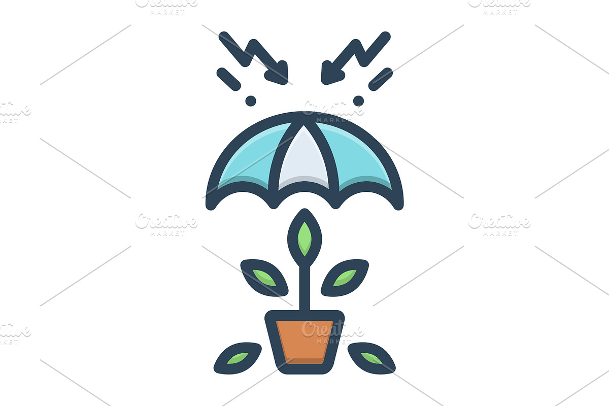 Protect defend color icon, a Duotone Icon by Creative priyanka