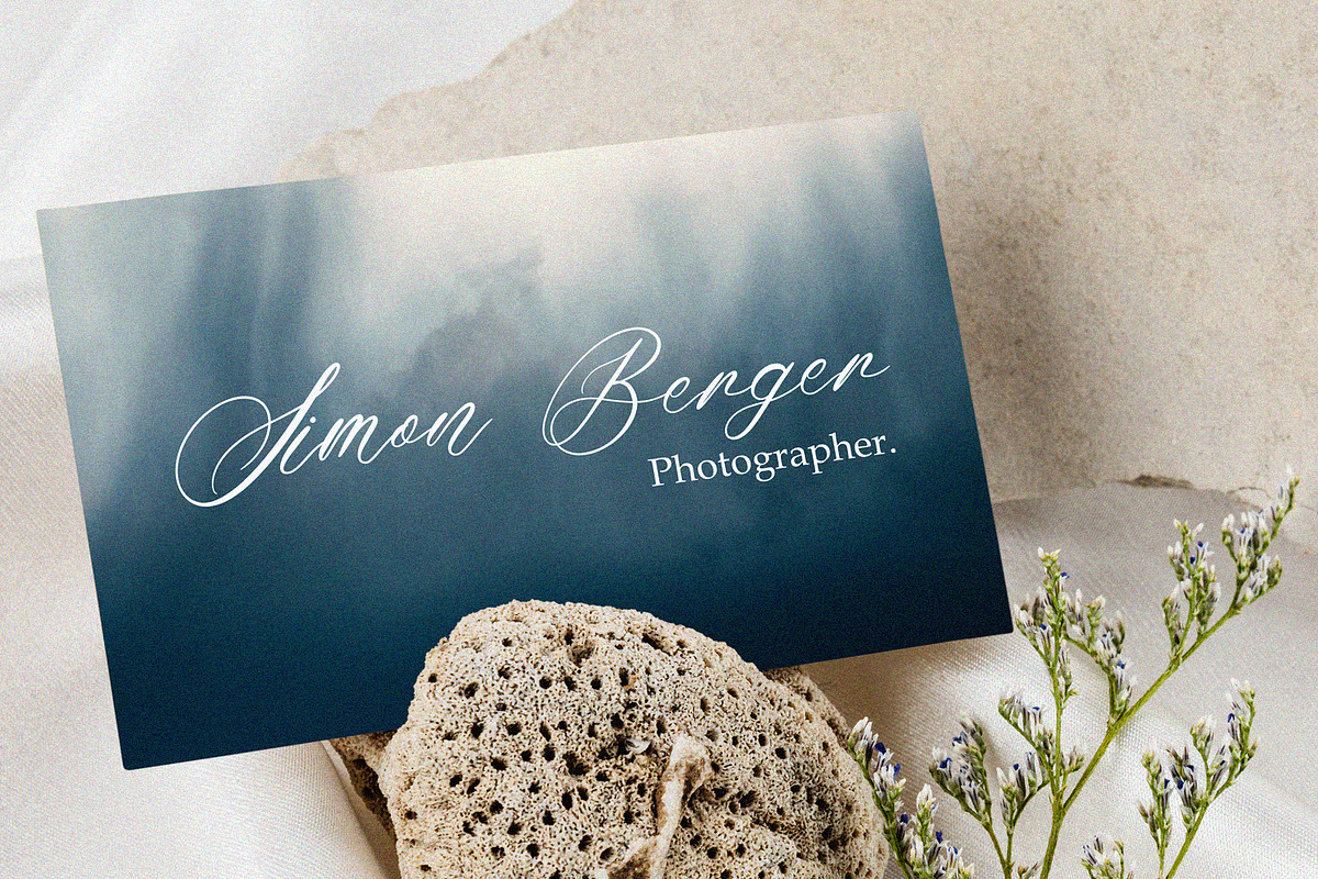 Sustainable Calligraphy Font, a Script Font by Arendxstudio (Photo 7 of 8)