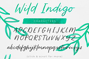 Wild Indigo Script Font, a Script Font by Allie Richardson Design (Thumbnail 2 of 7)