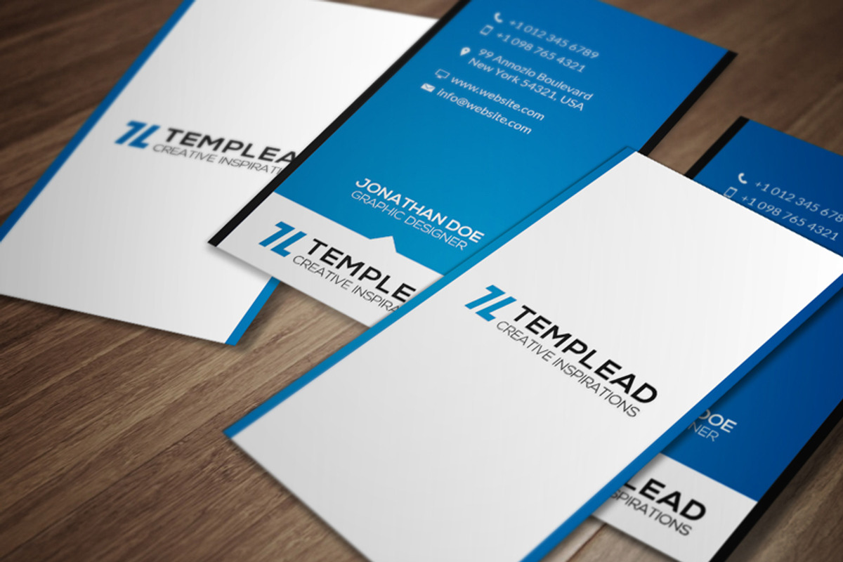 Corporate Business Card CM105, a Business Card Template by annozio (Photo 1 of 4)