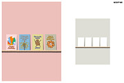A6/B6/A5 CARDS ON BOBBIN SHELVES, a Merchandise Mockup by MCKP*ME (Thumbnail 7 of 9)