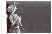 Manga Screentone Procreate Brushes, a Brush Add-On by Unknown Art Guy Brushes (Thumbnail 5 of 5)