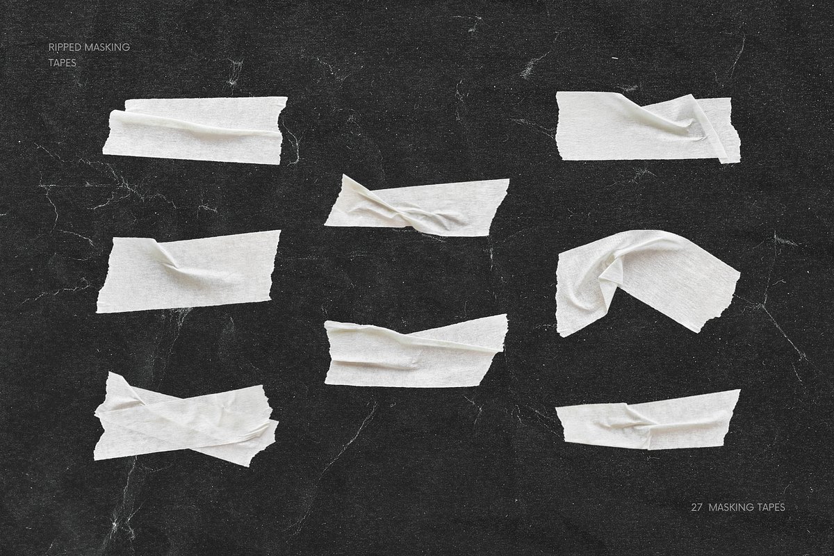 27 Textured Pipped Masking Tapes, a Texture Graphic by Ksuview (Photo 5 of 8)