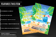 Summer Drinks Party Flyer Template, a Flyer Template by designblends@gmail.com (Thumbnail 2 of 3)