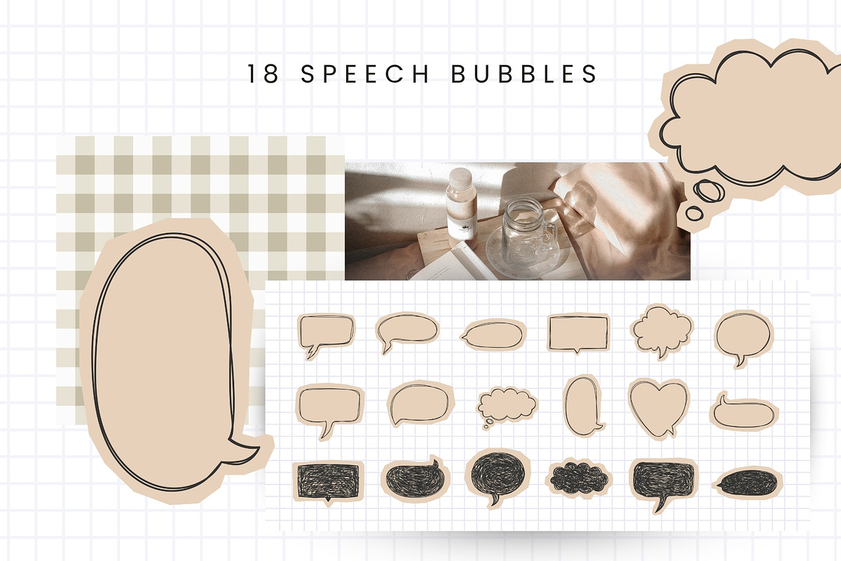 Scrapbook Doodles & Collage Elements, an Object Graphic by Kristina Chistiakova (Photo 8 of 10)