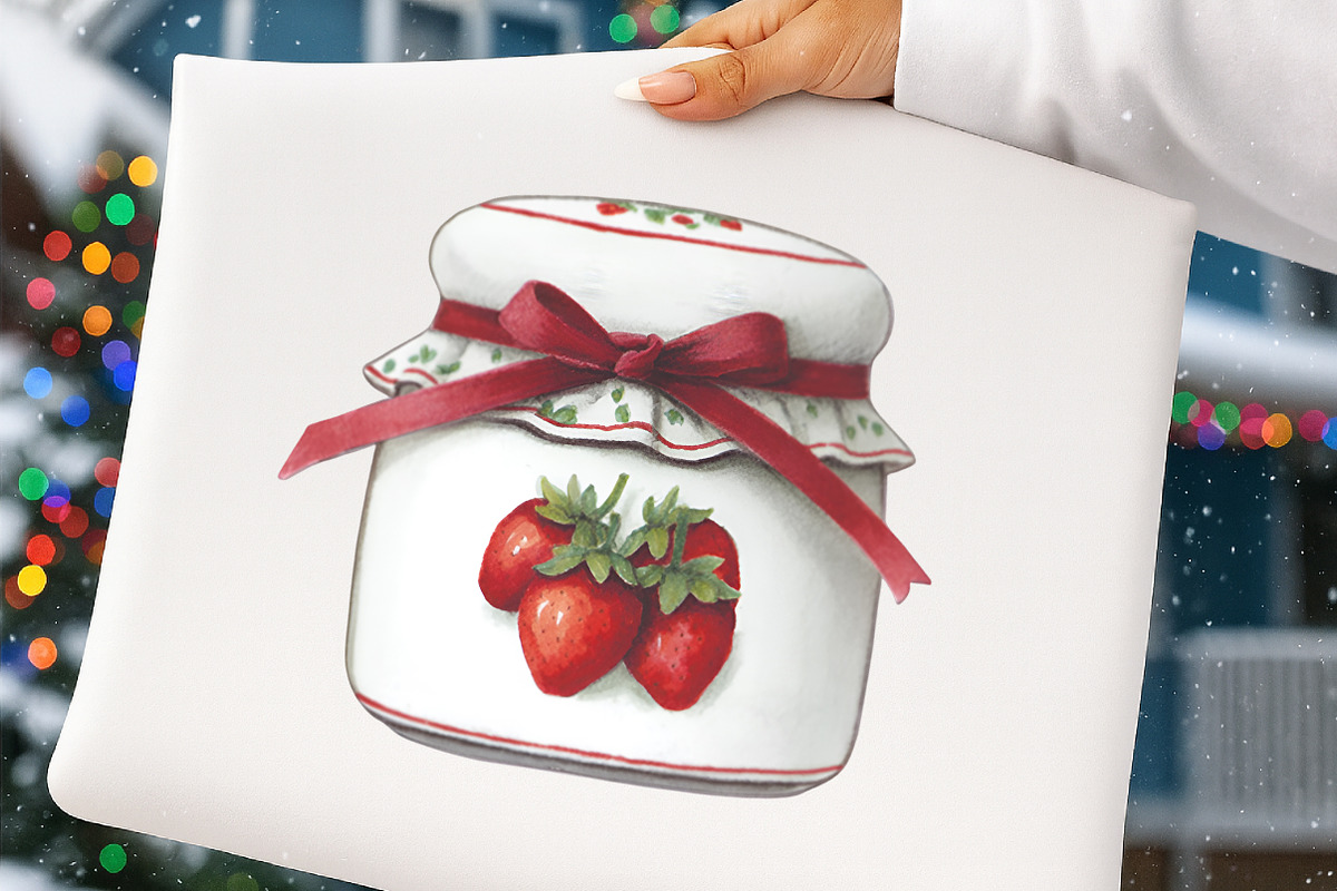 Strawberry Cottage Spring Watercolor, an Illustration by Digital Artistic99 (Photo 10 of 11)