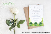 Watercolor Topiary Collection, an Illustration by thestripedchicken (Thumbnail 5 of 6)