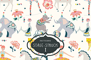 Stage-Struck Pattern Collection I, a Pattern Graphic by sabinar (Thumbnail 2 of 4)