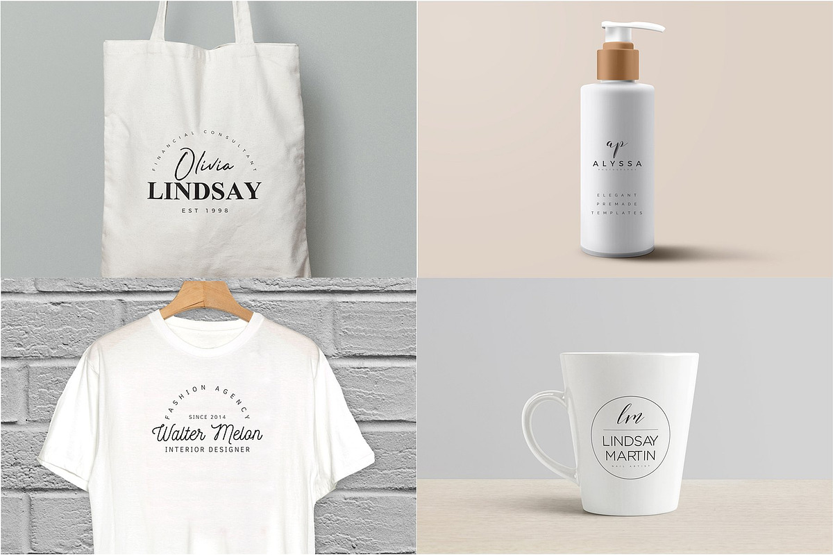 640 Premade Logos Mega Bundle, a Branding & Logo Template by XpertgraphicD (Photo 9 of 109)
