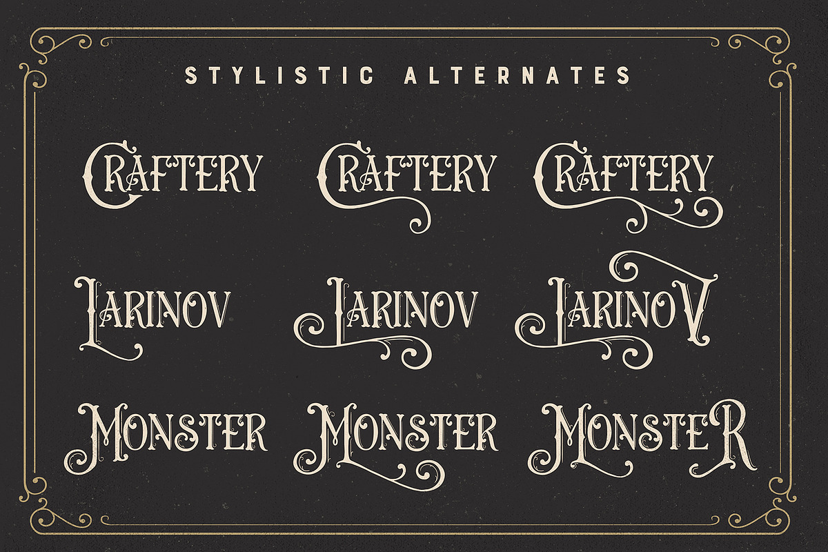 Troemys Font Trio and extras, a Font by BlackCatsMedia (Photo 3 of 14)