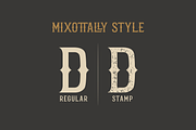 mixottally - serif vintage display f, a Font by zamjumps (Thumbnail 2 of 10)