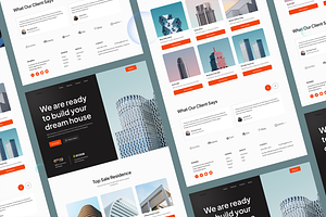 Omahku - Real Estate Landing Page