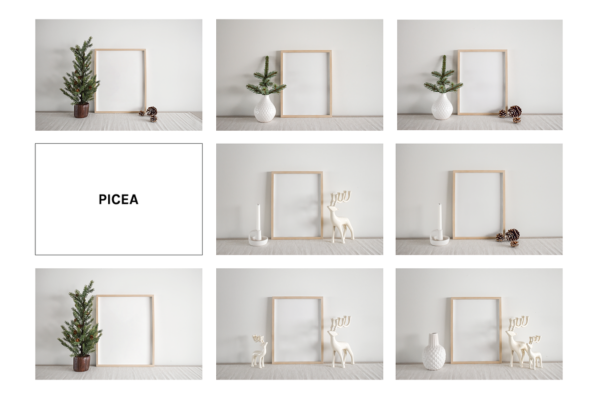 Picture Frame Mockup Mega Bundle 6, a Household Mockup by Saguaro Digital (Photo 8 of 20)