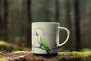 Parakeet Clipart, Macaw Parrot PNG, an Animal Illustration by BrushstrokeArtGB (Thumbnail 9 of 9)