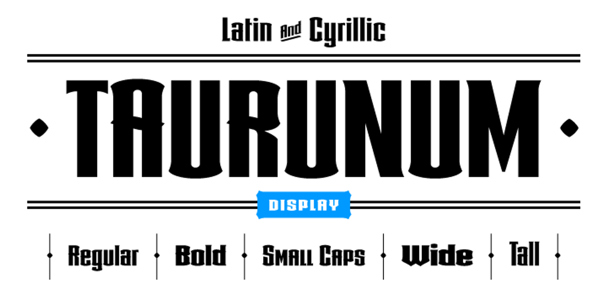 Taurunum, a Font by Kostic Type Foundry (Photo 1 of 2)
