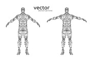 Vector illustration of male body, a Technology Illustration by Julvil (Thumbnail 3 of 3)