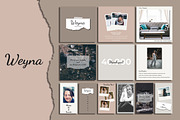 WEYNA - Instagram Template, a Social Media Template by Analogous (Thumbnail 1 of 6)