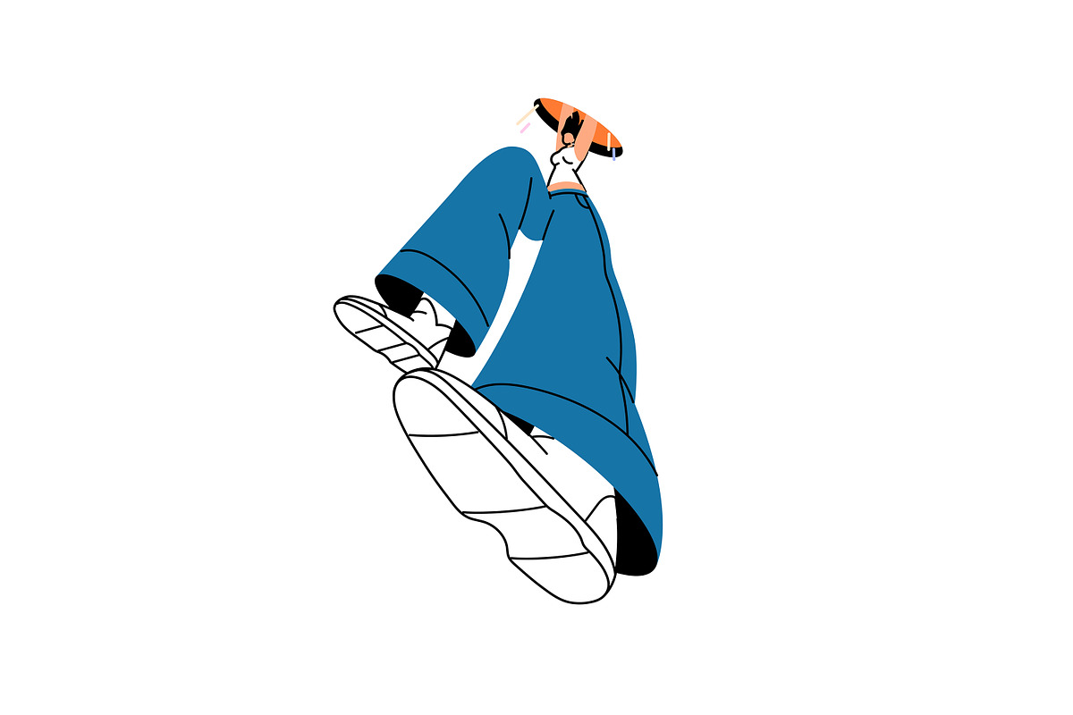 People teleport set, a Person Illustration by PaperTrident (Photo 4 of 19)