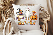 Chick Or Treat Retro Halloween PNG, an Illustration by DreamCafeArt (Thumbnail 6 of 6)
