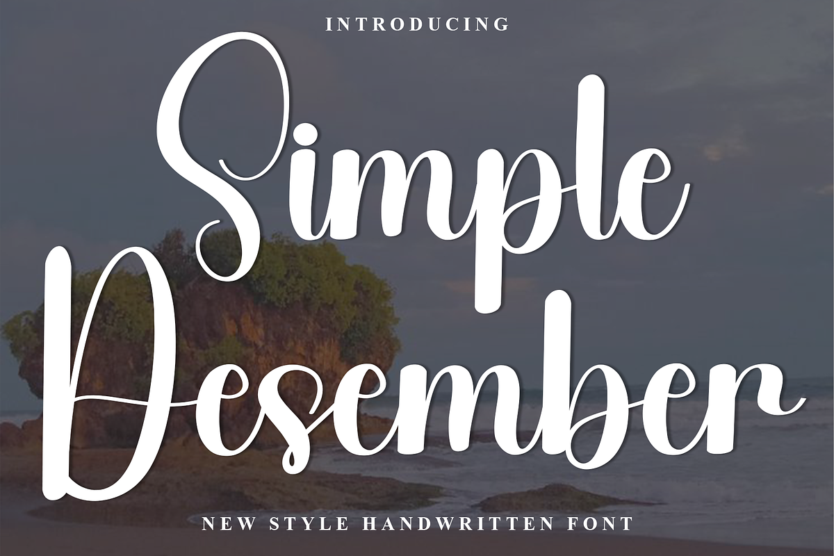 Simple Desember, a Handwritten Font by InermediaSTUDIO (Photo 1 of 8)