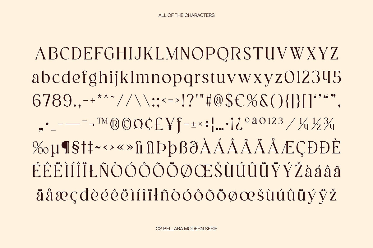 CS Bellara – Modern Serif Font, a Serif Font by Craft Supply Co. (Photo 8 of 8)