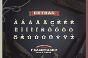PEACEMAKER FONT SERIES, a Slab Serif Font by Alphabet Agency (Thumbnail 7 of 13)