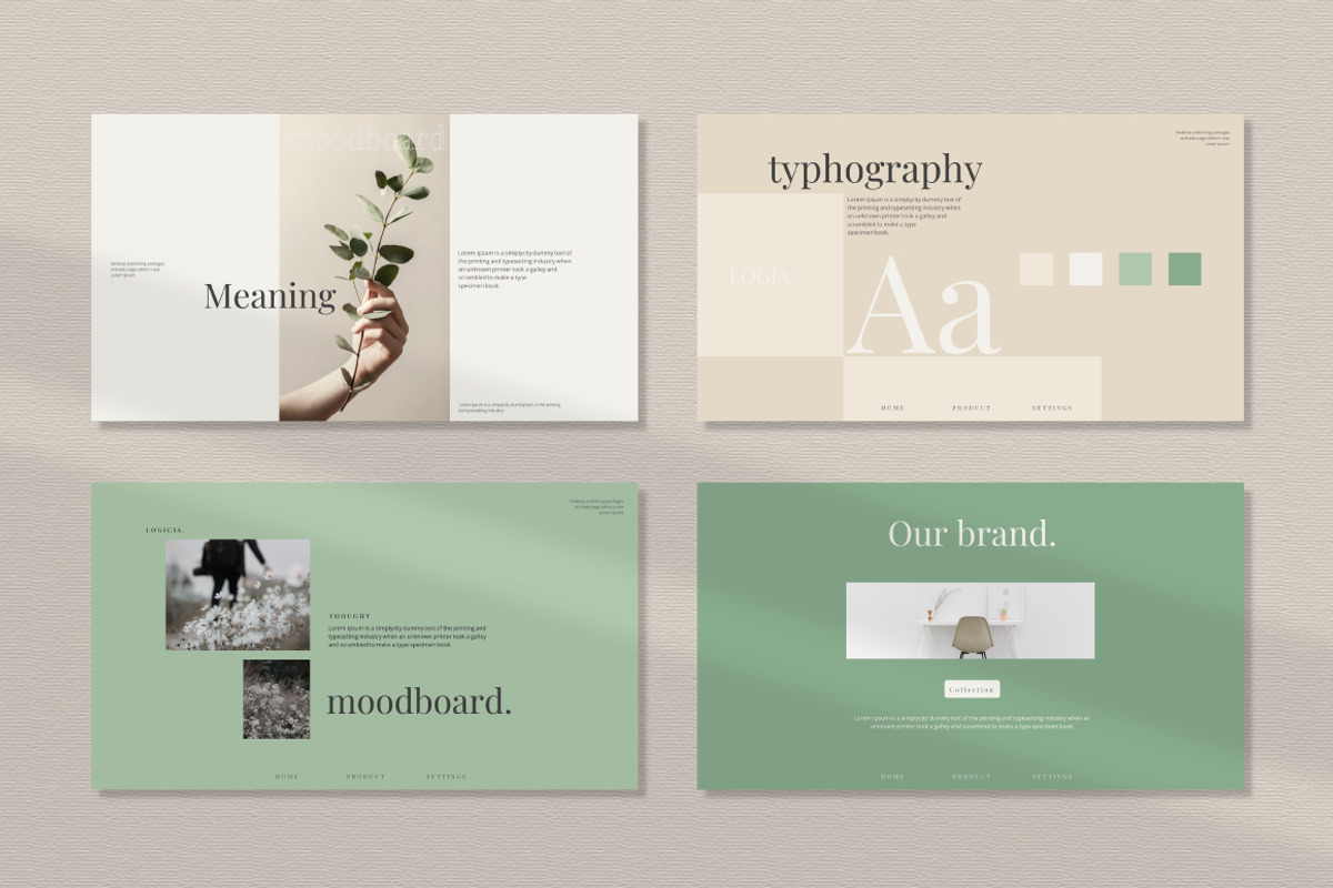 Logia - Brand Guidelines, a Presentation Template by Secret Visual (Photo 6 of 8)