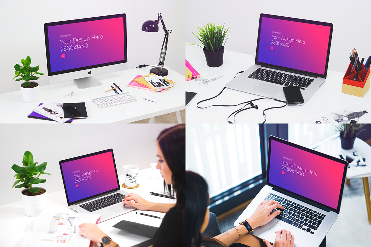 20 PSD Mockups Clean Office, an iPhone Mockup by Pierre Borodin (Photo 3 of 8)