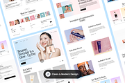 Beauty And Skincare Landing Page, a Landing Page Template by SLAB! Design (Thumbnail 3 of 4)