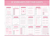Worksheet Template BUNDLE, Workbook, a Marketing Template by Templatables (Thumbnail 3 of 9)