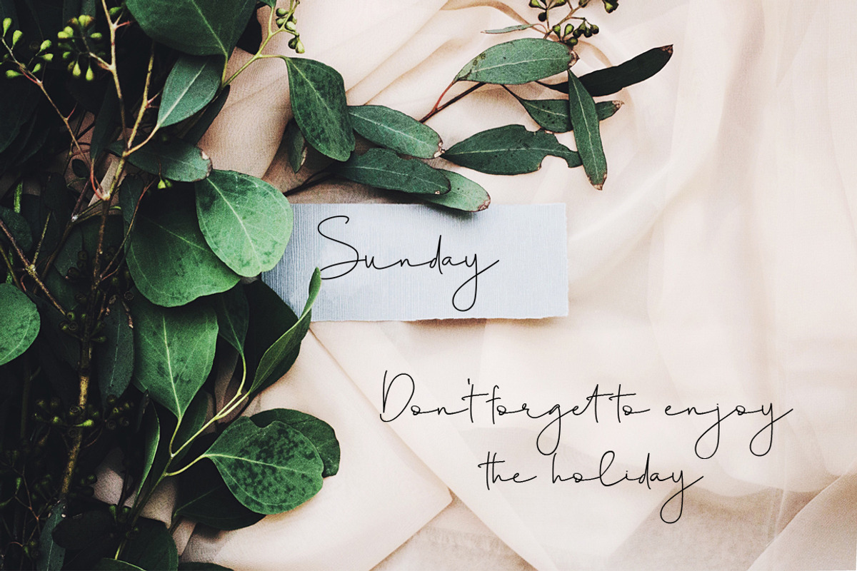 Heliconia Script Font, a Script Font by Face Lab (Photo 5 of 8)