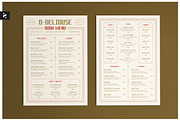 Simple Bistro Menu, a Stationery Template by Neermana (Thumbnail 1 of 4)