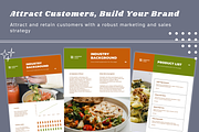 Restaurant Business Plan Template, a Flyer Template by Climbwithelevator (Thumbnail 9 of 10)