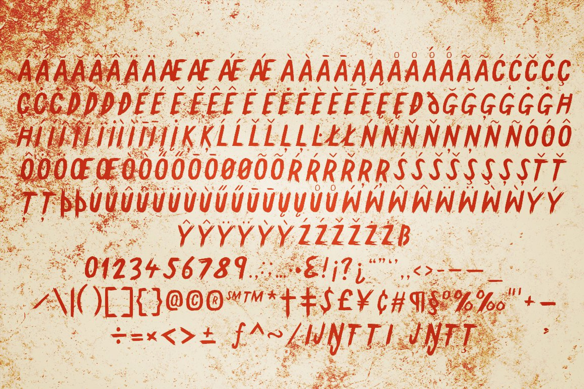 Display font Gallow Tree, a Font by Itsmesimon (Photo 2 of 6)