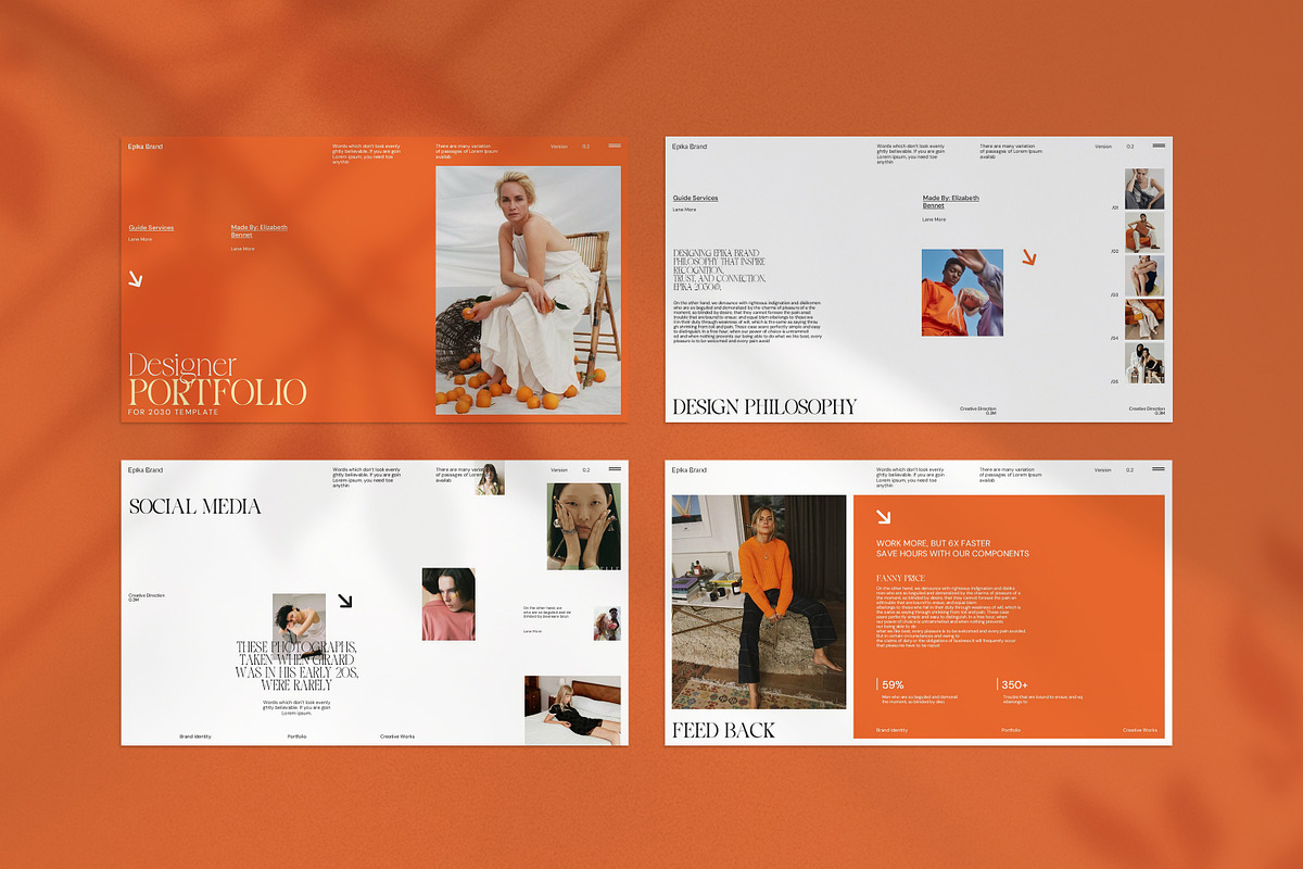 EPIKA | Design Portfolio, a Presentation Template by CreativexGenius (Photo 7 of 11)