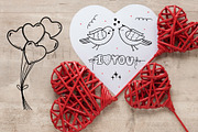 Valentine’s Day Romantic Line Art, an Object Graphic by ArtGiftsStudio (Thumbnail 4 of 5)