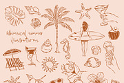 Summer Frames and Backgrounds, an Object Graphic by DesignThatMatters (Thumbnail 6 of 10)