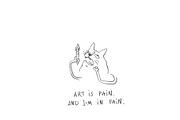 Weird Cat Comic Prints, an Illustration by Anastasiya Klempach (Thumbnail 10 of 13)