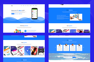 Moti - App Landing HTML Template