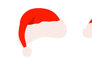 Santa Claus hat background set with, an Object Illustration by Zaie (Thumbnail 3 of 3)