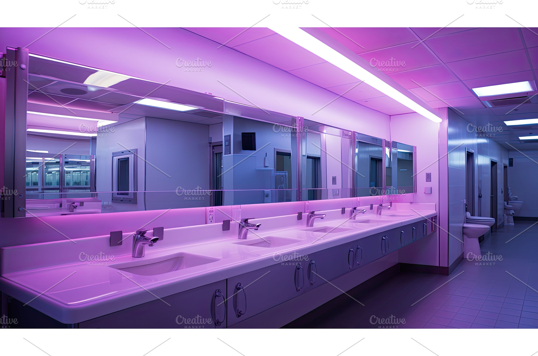ultraviolet uv-c lighting ai, a Technology Photo by pikepicture