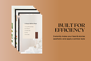Creamy List Instagram Collection, a Social Media Template by Palm Creatives (Thumbnail 3 of 7)