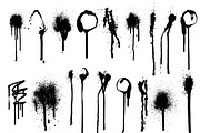Big vector set of painted blots, a Texture Graphic by Valentain_Jevee (Thumbnail 11 of 31)