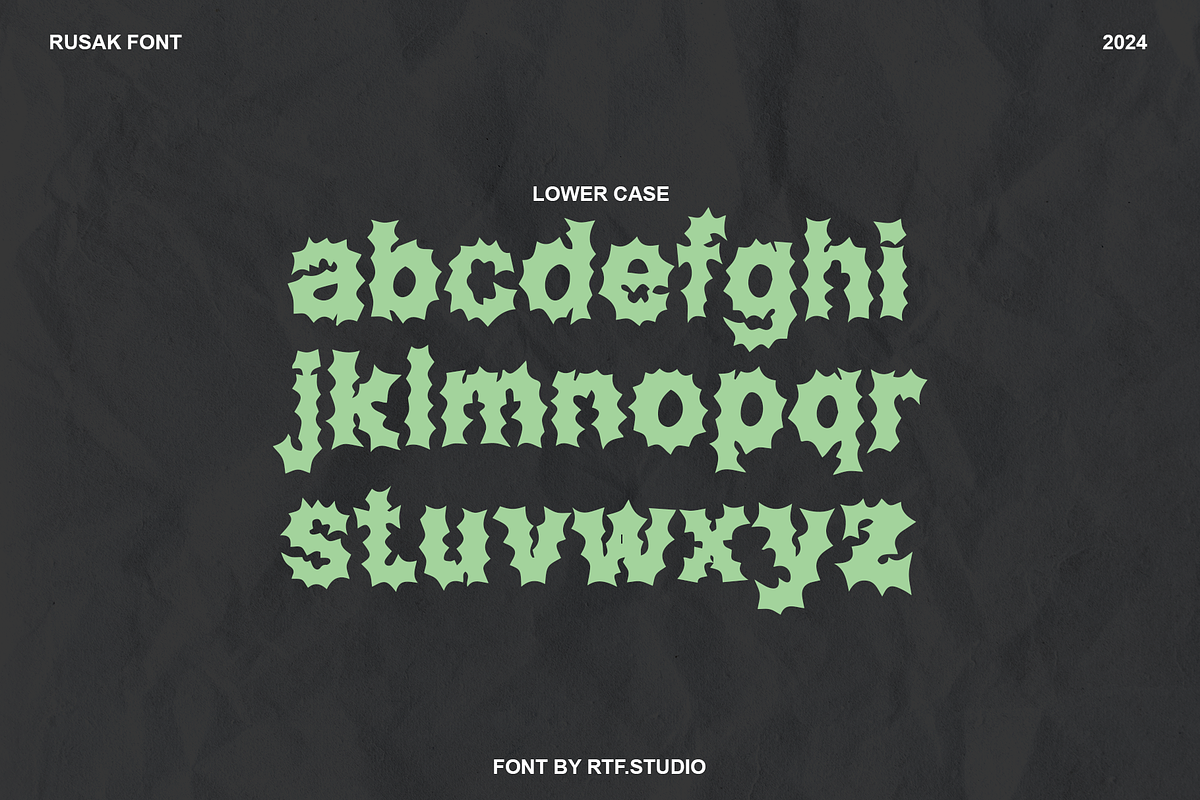 RUSAK - FONT DISPLAY, a Slab Serif Font by rtf.studio (Photo 3 of 4)